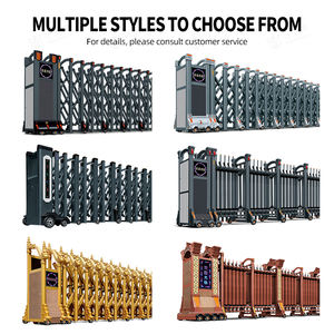 Cancello Automatico Scorrevole in Alluminio per Esterni, Barriera Retrattile Elettrica Pieghevole Diretta dalla Fabbrica - Product Image 4