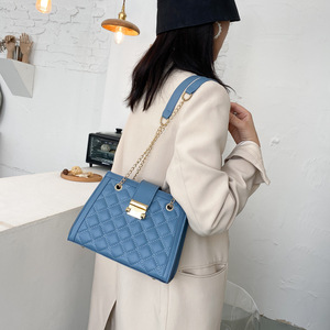 Bolso de Hombro para Mujer, Tendencia 2024, Nuevo Bolso de Mano a Rayas de Moda, Bolso de Mano de PU para Mujer al por Mayor - Product Image 4
