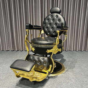 2026 High-end Salon Vintage Men's Barber <b>Chair</b> Barber Shop Hair Salon Dedicated Barber Styling <b>Chair</b> - Product Image 2