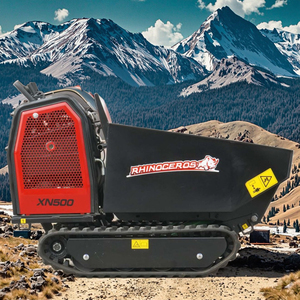 Бесплатная доставка мини-гусеничный самосвал Многофункциональный Гусеничный мини-самосвал с загрузкой 500 кг Мини-транспортер самосвал для строительства - Product Image 1