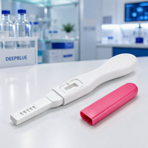 <span class=keywords><strong>Prueba</strong></span> <span class=keywords><strong>de</strong></span> <span class=keywords><strong>Embarazo</strong></span> <span class=keywords><strong>de</strong></span> Flujo Medio DEEPBLUE OEM con Certificación CE para Uso Doméstico, 99.9% <span class=keywords><strong>de</strong></span> Precisión, <span class=keywords><strong>Prueba</strong></span> <span class=keywords><strong>de</strong></span> HCG con Lectura en 5 Minutos - Product Image 1