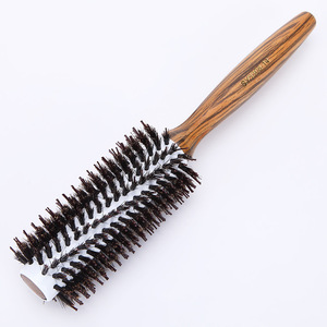 Round <b>Brush</b> Boar Bristle Aluminum Tube 10 12 14mm For Blow Drying Curling Hair Styling - Product Image 3