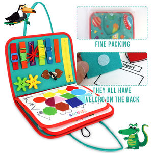 Jouets personnalisés, types de livres d'apprentissage rouges, jeux multiples, développement de l'intelligence, plusieurs types, matériau en feutre, jouets pour bébés - Product Image 5