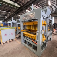 Máquina para Fabricar Bloques de Hormigón QT4-15 para la Producción de Ladrillos Huecos