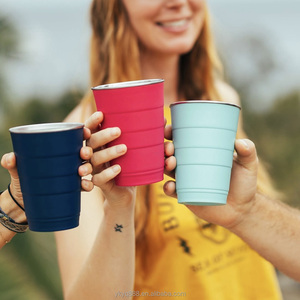 Tazza da <span class=keywords><strong>Caffè</strong></span> Portatile in Acciaio Inox da 16oz con Motivi Montani Classici, Coperchio Ribaltabile e Triplo Isolamento Sottovuoto - Product Image 4