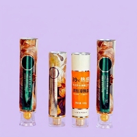 Tube d'emballage vide en aluminium-plastique pour dentifrice, avec bouchon à vis 12,7-35 mm, impression UV pour remplissage personnalisé