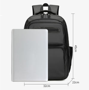 Custom Designer Oxford Rucksack Waterproof College <b>Backpack</b> Usb Charging Port Trendy Men - Product Image 5