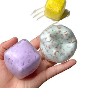 Square Handmade Ball <b>Building</b> <b>Block</b> DIY <b>Building</b> <b>Block</b> Handmade Ball Slow Rebound Sound Control Decompression - Product Image 2