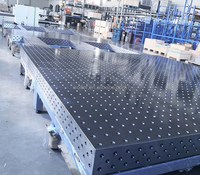 Table de soudage robuste en fonte avec fixation pour plaques, nitridée 3D, qualité supérieure, fabriquée en Chine