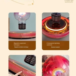 Magnetic Levitation rainbow <b>Light</b> Bulb, High-end Technology Creative Gift, Birthday Gift, Furniture Decoration, Internet Famous - Product Image 5