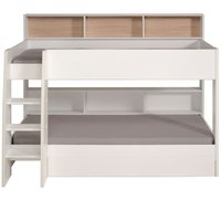 Lit superposé moderne en bois avec rangement pour enfants, confortable pour chambre à coucher et hôtel, tailles double/grand lit, design durable pour enfant en bas âge et adulte