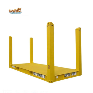 20ft cố định góc bài flatrack 20 phẳng giá vận chuyển <span class=keywords><strong>container</strong></span> cho hàng khô lưu trữ và giao hàng - Product Image 1