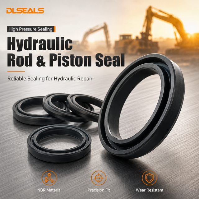 UPH Heavy Duty Seal for Construction Machinery Hydraulic Cylinder Wear Resistant Long Life OEM Custom Size Factory Supply