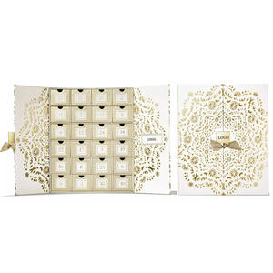 Boîte de calendrier de l'avent personnalisée 2O26 EM avec logo, coffret cadeau cosmétique, emballage de compte à rebours de beauté vide pour 24 jours, boîte d'emballage de parfum - Product Image 5