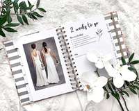 Carnet à spirales personnalisé de haute qualité Myway 2026 avec étiquette pour les souvenirs de mariage