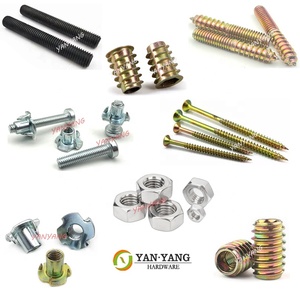 Insertos Roscados Yanyang <span class=keywords><strong>de</strong></span> 3/8 y 5/16 Pulgadas, Insertos Roscados Hexagonales <span class=keywords><strong>para</strong></span> <span class=keywords><strong>Madera</strong></span> Blanda con Rosca Interior y Exterior - Product Image 6