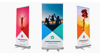 Support d'affichage rétractable polyvalent pour la publicité multi-scènes