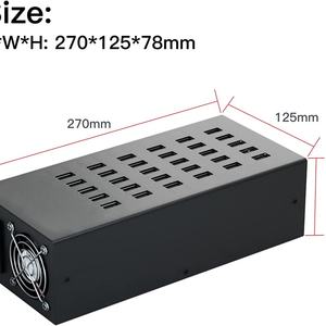 Station de charge USB 30 ports 300W, Hub de charge USB 30-en-1, Station de charge USB multiple pour plusieurs appareils - Product Image 3