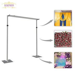 12 by Adjustable Pipe and Drape <b>Backdrop</b> <b>Stand</b> for Banquet Wedding Party Display <b>Backdrop</b> <b>Stand</b> Arch - Product Image 1