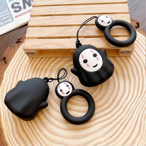 แฟลชไดรฟ์ <span class=keywords><strong>USB</strong></span> ลายการ์ตูนผี 3 มิติ สีดำ น่ารัก ดีไซน์ตัวละคร  พร้อมซิลิโคน PVC ป้องกัน  ความจุ 4GB ถึง 128GB สำหรับพวงกุญแจ - Product Image 1