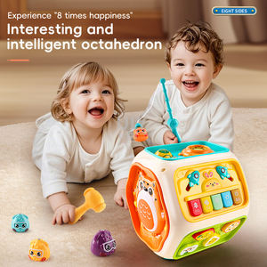 <span class=keywords><strong>ของ</strong></span>เล่นเพื่อการศึกษาแบบมอนเตสซอรี่อเนกประสงค์สำหรับเด็กทุกเพศดนตรีปริศนาลูกบาศก์กิจกรรมประสาทสัมผัส8ด้าน<span class=keywords><strong>ของ</strong></span>เล่นเพื่อการศึกษา - Product Image 2