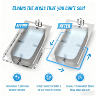 Tabletas Limpiadoras para Bañeras con Hidromasaje - Paquete de 12 Tabletas de Limpieza para Jets de Bañeras y Sistemas de Spa