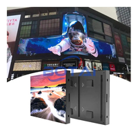 Affichage LED extérieur 3D Botai, écran publicitaire holographique 3D, panneau mural monté en coin de bâtiment, enseignes pour les magasins