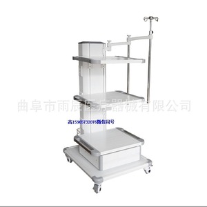 Torre Quirúrgica Móvil YC-32, Carro Metálico para Quirófano y UCI con Altura Ajustable y 4 Ruedas - Product Image 4
