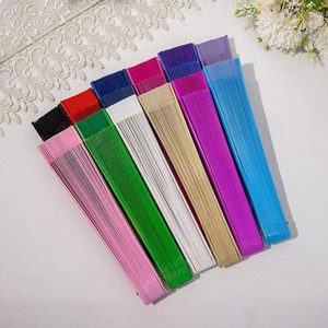 Ornamen kipas lipat kayu warna polos wanita, properti pertunjukan tari Spanyol klasik kipas polos genggam dekorasi rumah pernikahan - Product Image 2
