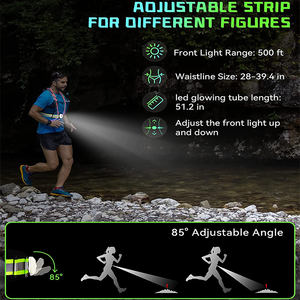 नया रिचार्जेबल और मल्टी-कलर एलईडी रिफ्लेक्टिव सेफ्टी रनिंग वेस्ट - Product Image 6