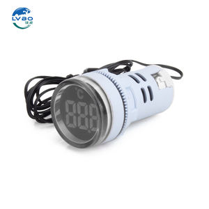 एक थर्मामीटर संकेतक प्रकाश नेतृत्व वाले थर्मामीटर 22 मिमी गोल डिजिटल थर्मामीटर - Product Image 2