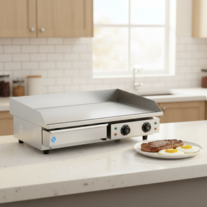 Plancha Eléctrica Comercial de Sobremesa Tipo <span class=keywords><strong>Teppanyaki</strong></span>, Suministro Directo de Fábrica China - Product Image 1