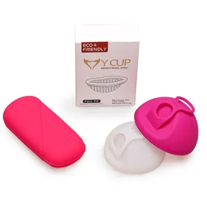 Hot Sale Wholesale Eco-friendly Period Cup Disk 100% Silicone Women Reusable Silicon Menstrual Cups