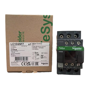 Contactor Magnético Schneider LC1D25F7 Telemecanique 3P 25A 110V AC IP20 1NO+1NC en Stock - Product Image 3