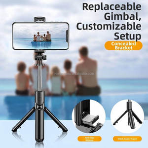Support trépied auto-adhésif Liv de haute qualité 3-en-1 pliable rotatif à 360° noir pour <span class=keywords><strong>iPhone</strong></span>, idéal pour bureau et lit, vente en gros à prix abordable S03 - Product Image 5
