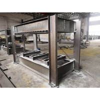 Machine de presse à chaud 4 8 8ft 1 2 3 4 5 6 Machine de presse à chaud hydraulique à bois multicouche pour porte en bois contreplaqué MDF