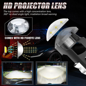 Mini projecteur bi-LED pour phares de voiture, ampoules H11 H8 H9 9005 HB3 9006 HB4 120W, super lumineuses, feux antibrouillard turbo automatiques 6000K - Product Image 6