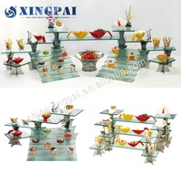 Matériel de présentation de buffet XINGPAI, équipement de restauration de haute qualité, présentoir à desserts pour restaurant