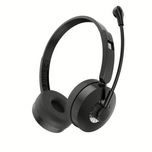 K3B หูฟังแล็ปท็อปพีซีแบบ USB พร้อมไมโครโฟนควบคุมระดับเสียงแบบ On-Ear ปลั๊ก USB แบบมีสายชุดหูฟังสำหรับศูนย์บริการทางโทรศัพท์สำหรับคอมพิวเตอร์ - Product Image 1