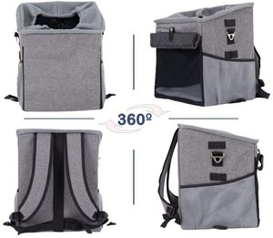 Miễn Phí Mẫu Vật Nuôi Giỏ Cho Xe Đạp Nhanh Chóng Phía Trước Gói Vật Nuôi Du Lịch Tàu Sân Bay Với Túi Điện Xe Tay Ga Mang Theo Vật Nuôi Xe Đạp Tàu Sân Bay - Product Image 2