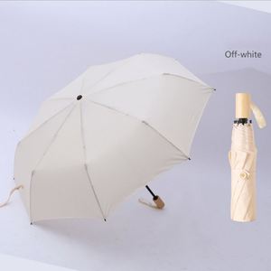 Parapluie manuel classique à trois plis, cadeau promotionnel pour femmes, utilisation portable en voyage - Product Image 1