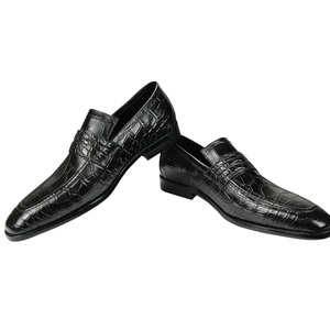 Mocassins de luxe personnalisés pour hommes chaussures de marche en plein air chaussures en cuir de mariage de haute qualité faites à la main avec augmentation de la hauteur - Product Image 6
