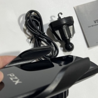 V5 chargeur sans fil de type poussoir support de téléphone portable électrique sortie d'air Navigation voiture support de charge sans fil