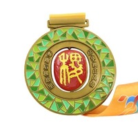 Médailles de sport de marathon personnalisées en or 3D, médailles en métal vierges avec découpe numérique, impression en gravure numérique pour cadeaux sportifs