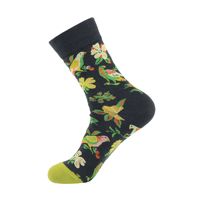 Vente chaude Creative Jacquard Motif Coton Populaire Fun Dames Confortable Mi-mollet Casual Drôle Chaussettes
