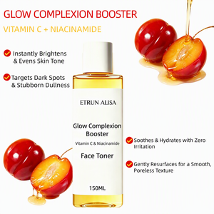 Tónico Facial Iluminador con Vitamina C, Niacinamida, Ácido Tranexámico y Arbutina para Reducir Manchas Oscuras y Reparar la Barrera Cutánea OEM ODM - Product Image 3