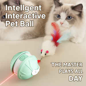 JZ Laser Laser giocattolo palla USB ricaricabile Smart ostacolo evitamento 360 rotolamento silenzioso motore OEM ODM - Product Image 4