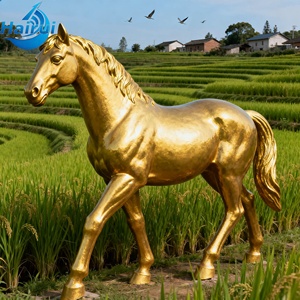 Estatua de Bronce de Mustangs a Tamaño Real, Escultura de Caballo Salvaje, Gran Arte de Jardín, Decoración de Jardín Exterior Fundida en Bronce - Product Image 6