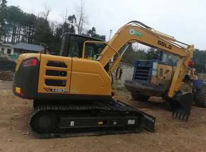 Mini-excavatrice sur chenilles E680H de 8 tonnes avec moteur Cummins, forte puissance de creusement, PLC et moteur/pompe, garantie 1 an - Product Image 2