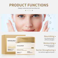 Vegan Moringa Ceramide Baume nettoyant nourrissant pour le démaquillage et la déshydratation et l'irritation crème nettoyante